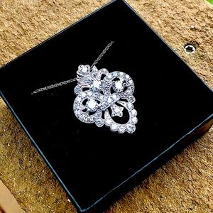 Xavier Sterling Vintage Art Deco Necklace